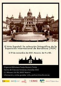 XXI Semana de la Ciencia 2021: Exposición "El Arte Español: la colección fotográfica de la Exposición Internacional de Barcelona (1929)"