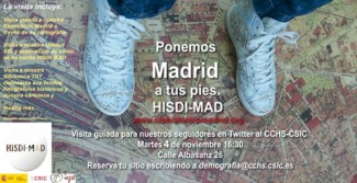 Semana de la Ciencia 2014: "Madrid a través de sus mapas, siglos XVI a XXI. HISDI-MAD"
