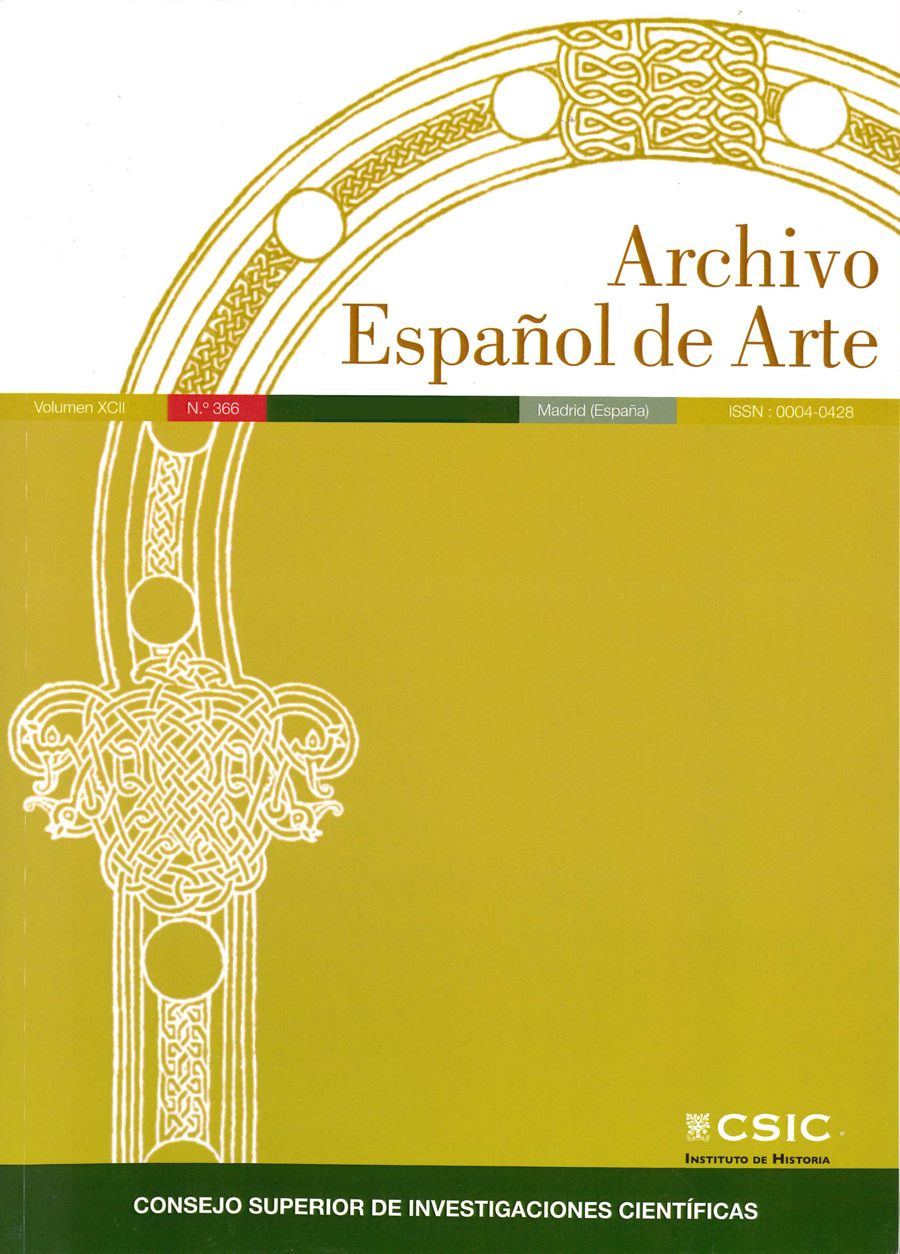 La revista del Instituto de Historia "Archivo Español de Arte" publica el Vol 97, nº 388 de 2024