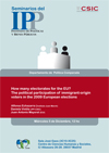 Seminario IPP: "How many electorates for the EU? The political participation of immigrant-origin voters in the 2009 European elections"