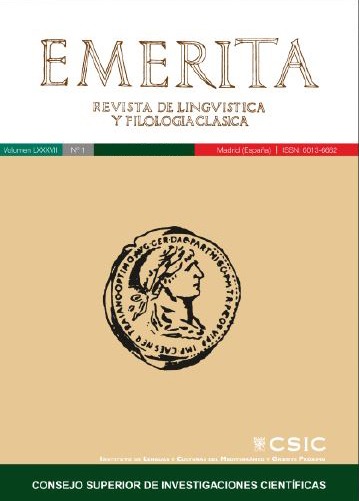 Ya se encuentra disponible el nuevo volumen de la revista 'Emérita' en la que Pablo Toribio (ILC) escribe una reseña
