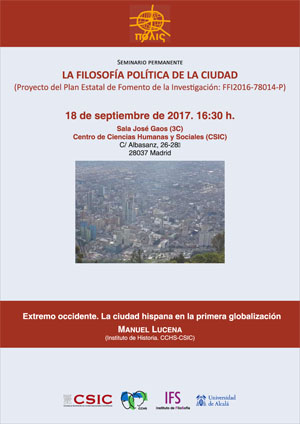Seminario Permanente: "La Filosofía Política de la Ciudad"