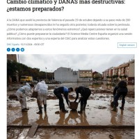 El Science Media Centre España organizó una sesión informativa con el CSIC para analizar la DANA y el cambio climático que contó con Emilio Santiago (IILLA)