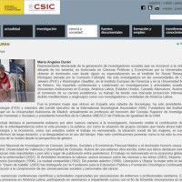 Pantallazo de la nueva sección de la web del CSIC