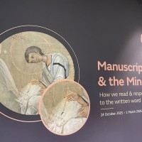 Cartel de la exposición “Manuscripts & the Mind”: una mirada a cómo los lectores antiguos dialogaban con los textos sagrados