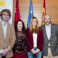 Gloria Ferández-Mayoralas (IEGD), segunda por la izquierda, es la nueva Directora del Centro