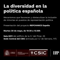 La política española no representa la diversidad social del país: el proyecto REPCHANCE presenta su informe sobre el caso español