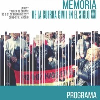 Taller UNREST Exhumaciones y memoria de la Guerra Civil en el siglo XXI