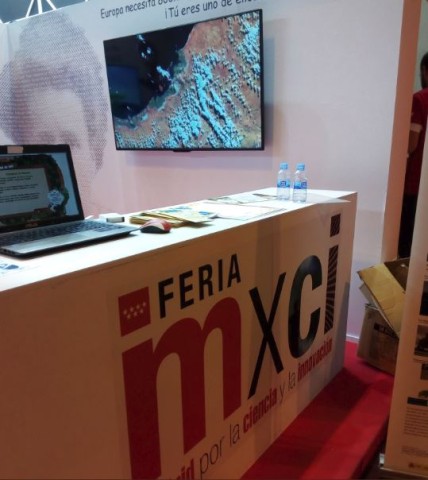 Stand en la  Feria de Madrid por la Ciencia y la Innovación