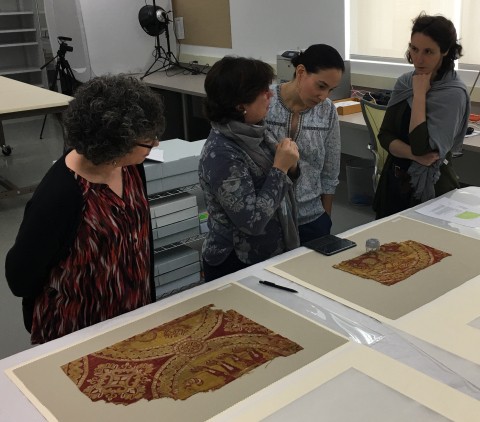 Pamela Patton, Ana Cabrera, Luly Feliciano y Beatrice Kitzinger en el Cooper Hewitt, Smithsonian Design Museum (foto: T. Martin)