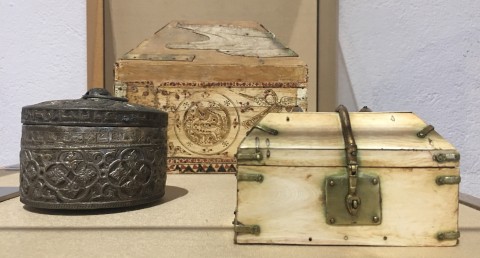 Bote y arquetas, Museu d’Art de Girona (foto: T. Martin)