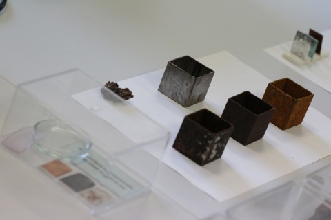 Piezas metálicas con las que se trabaja por mantener su conservación