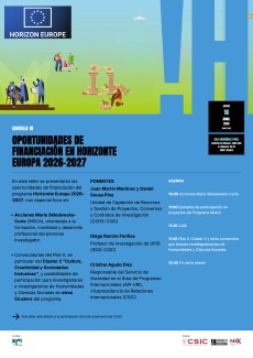 Taller "Oportunidades de Financiación en Horizonte Europa 2026-2027"