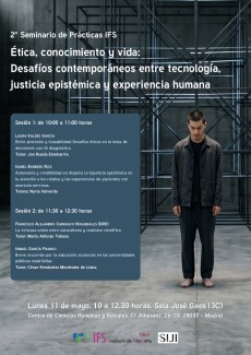 Seminario "Ética, conocimiento y vida:  Desafíos contemporáneos entre tecnología,  justicia epistémica y experiencia humana"