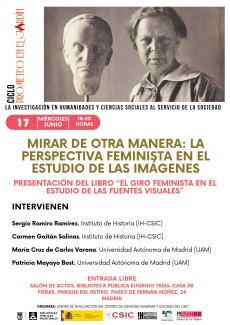 Ciclo Prometeo en el jardín."Mirar de otra manera: la perspectiva feminista en el estudio de las imágenes"