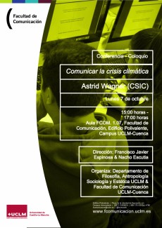Conferencia-Coloquio "Comunicar la crisis climática"