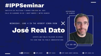 Cartel del seminario IPP con José Real Dato