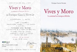 Presentación del libro "Vives y Moro. La amistad en tiempos difíciles", de Enrique García Hernán