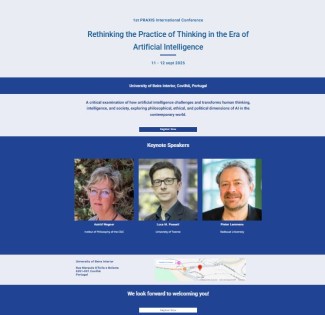 Conferencia internacional: "Rethinking the Practice of Thinking in the Era of Artificial lntelligence"
