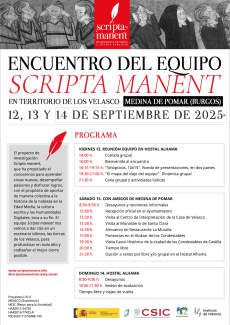 Encuentro del equipo Scripta manent en Medina de Pomar