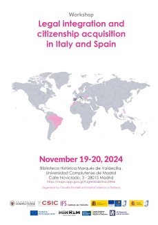 Workshop: "Legal integration and citizenship acquisition in Italy and Spain"