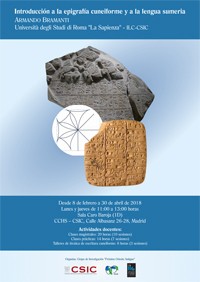 Introducción a la epigrafía cuneiforme y a la lengua sumeria