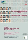 Seminario de Epistemología Histórica: “Genómica, raza y mestizaje”
