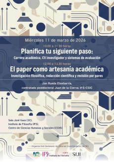 Curso sobre la carrera científica