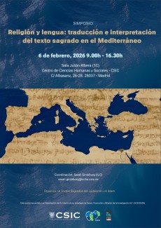 Simposio: "Religión y lengua: traducción e interpretación del texto sagrado en el Mediterráneo"
