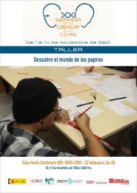 XXI Semana de la Ciencia 2021: Taller "Descubre el mundo de los papiros"