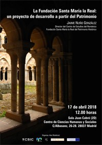 Seminario "La Fundación Santa María la Real: un proyecto de desarrollo a partir del Patrimonio"